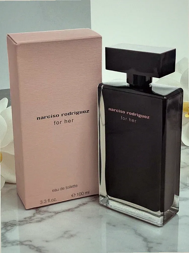For Her By Narciso Rodriguez 3.3oz/ 100ml Eau De Toilette For Women MSRP $120