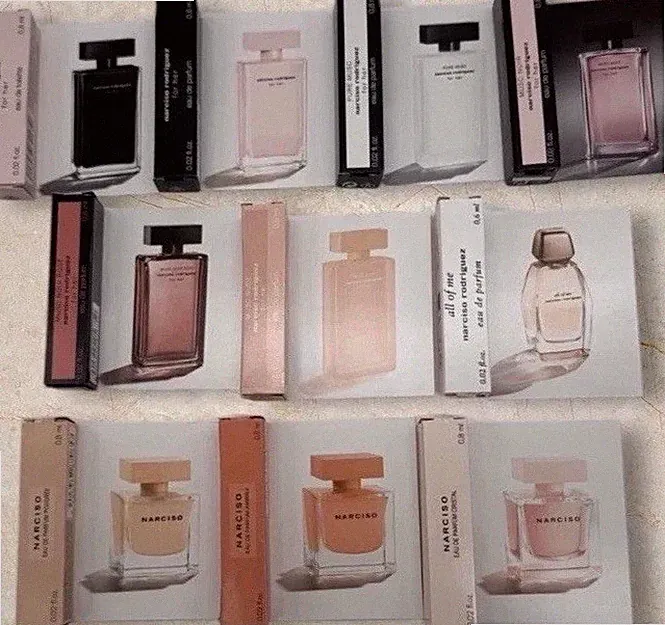 Narciso Rodriguez 10PC perfume Sample Set Brand New
