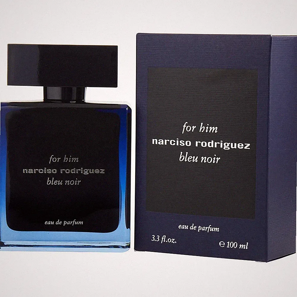 Narciso Rodriguez Bleu Noir Eau De Parfum Spray 3.3 oz Cologne for Men