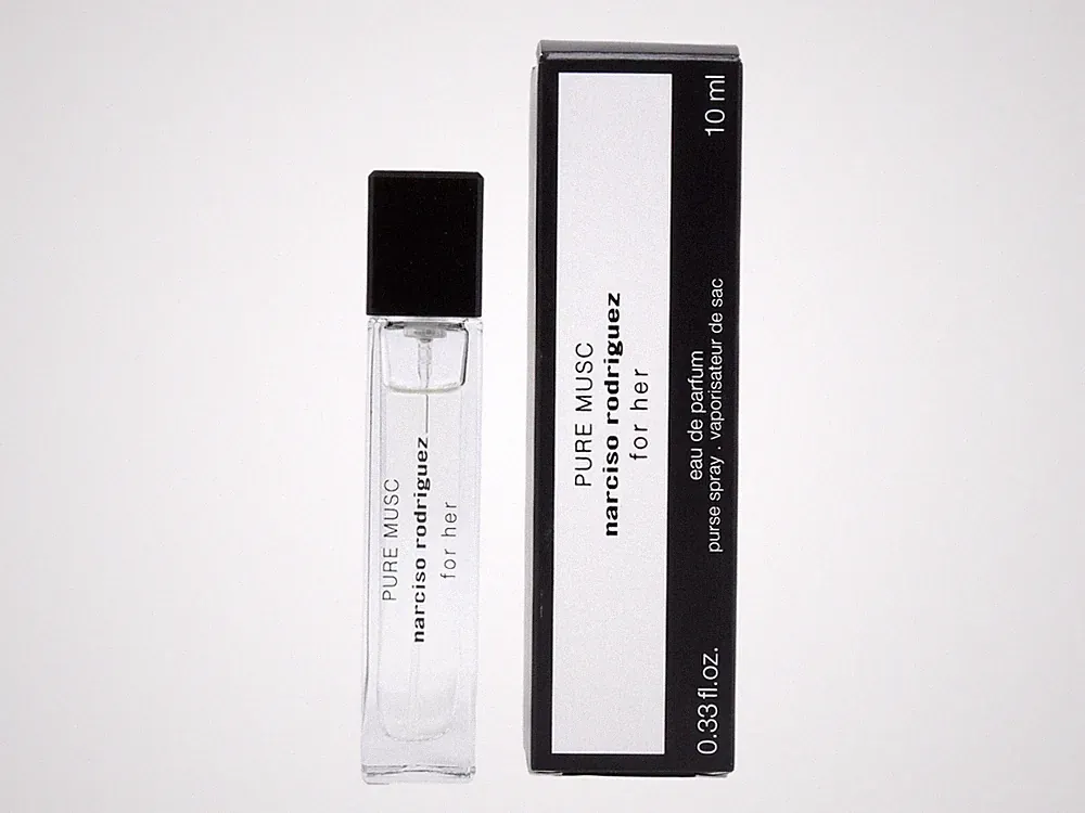 NARCISO RODRIGUEZ FOR HER PURE MUSC EDP 10ml .33fl oz PERFUME SPRAY NEW IN BOX