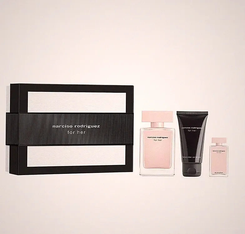 Narciso Rodriguez Ladies For Her 3pcs EDP Gift Set Fragrances 3423222133696