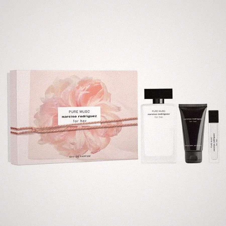 Narciso Rodriguez Ladies Pure Musc 3pcs EDP Gift Set Fragrances 3423222121815