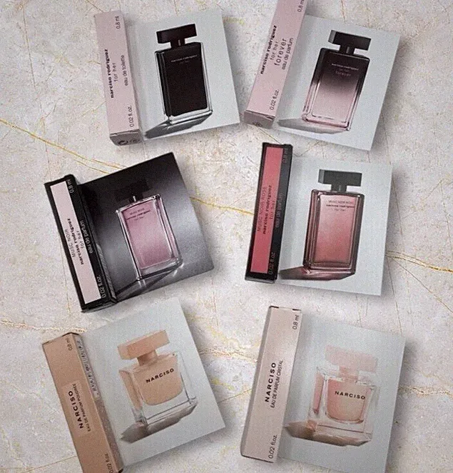 Narciso Rodriguez Perfume Collection Sample Size (6pcs)